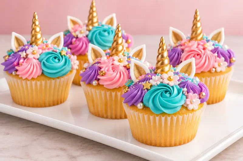 Decorated cupcakes