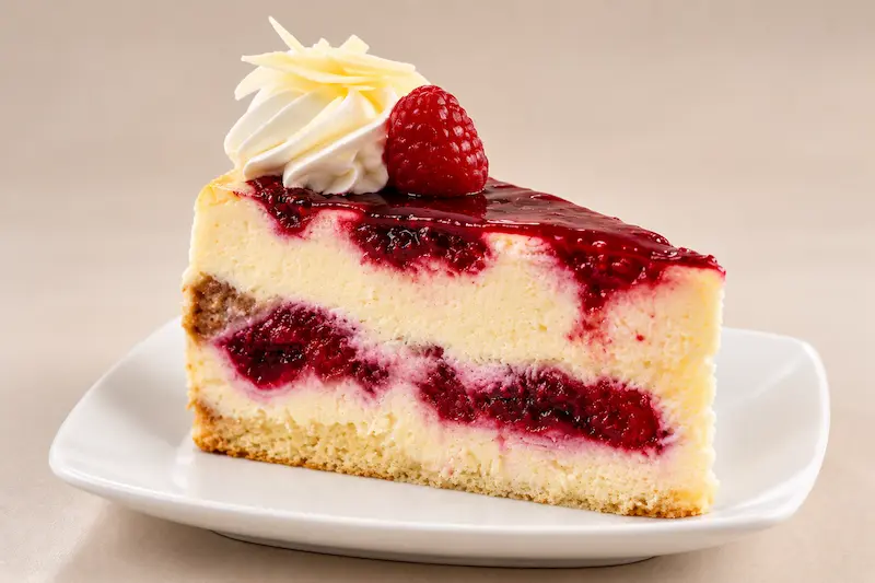 Raspberry cheesecake